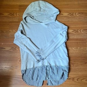 ANTHROPOLOGIE LEFT OF CENTER PULLOVER SWEATER.